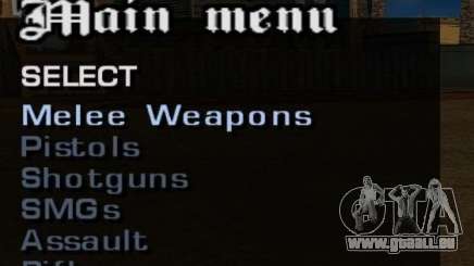 Toutes les armes pour GTA San Andreas