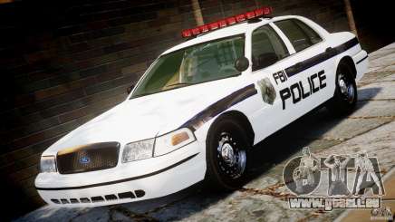 Ford Crown Victoria 2003 FBI Police V2.0 [ELS] für GTA 4