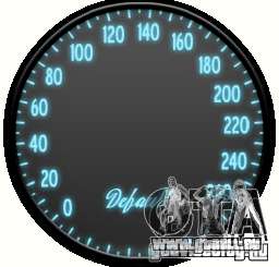 Tachometer IV (Haut 3) für GTA 4