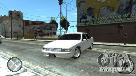 Chevrolet Caprice белый pour GTA 4