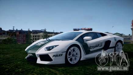 Lamborghini Aventador LP700-4 Dubai Police v1.0 pour GTA 4