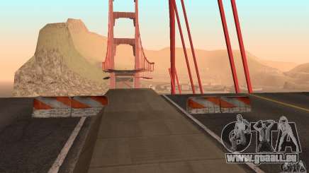 Zerstörte Brücke in San Fierro für GTA San Andreas