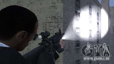 Flashlight 4 Weapons v1.0 pour GTA 4