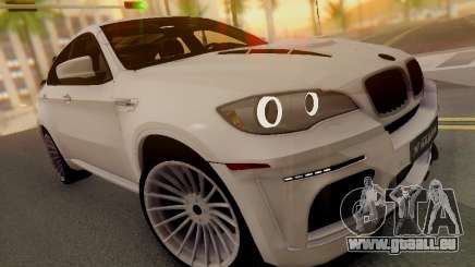 BMW X6 Hamann blanc pour GTA San Andreas