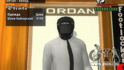 Black Helmet für GTA San Andreas