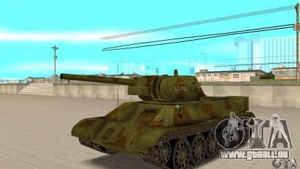 Réservoir T-34/76 pour GTA San Andreas