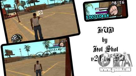 HUD by Hot Shot v2.1 für GTA San Andreas