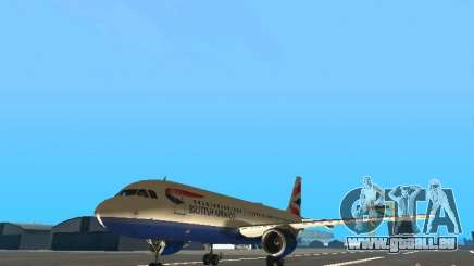 Airbus A320 British Airways pour GTA San Andreas