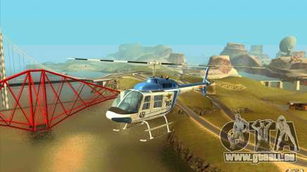 Bell 206 B Police texture1 pour GTA San Andreas