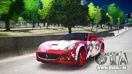 Ferrari California DC Texture pour GTA 4