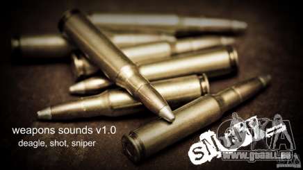 Weapons sounds v1.0 für GTA San Andreas