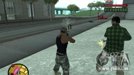 Un garde de sécurité pour le CJ avec miniganom pour GTA San Andreas