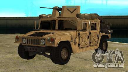 Hummer H1 HMMWV with mounted Cal.50 für GTA San Andreas