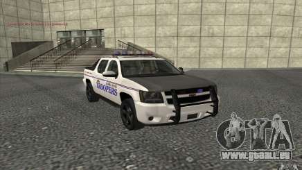 Chevrolet Avalanche Police pour GTA San Andreas