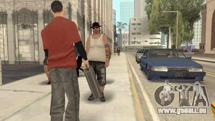 Pedy avec sacs pour GTA San Andreas