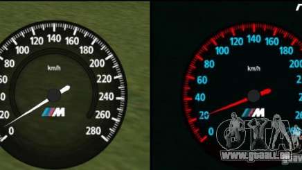 Nouveau compteur de vitesse BMW pour GTA San Andreas