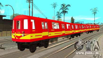 Liberty City Train Red Metro für GTA San Andreas