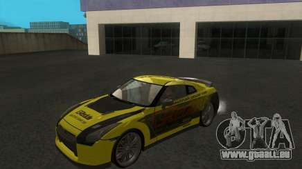 Gelb Nissan GTR35 für GTA San Andreas
