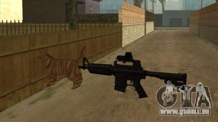 Schalldämpfer auf der M4 stattdessen Katze für GTA San Andreas