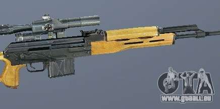 Fusil de précision Dragunov (SVD) pour GTA San Andreas