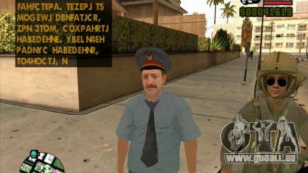 Peau de police russe pour GTA San Andreas