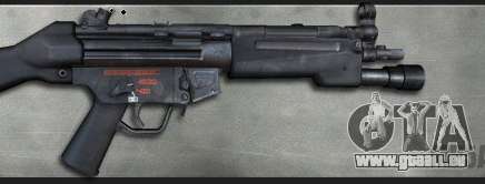 MP5A4 Surefire pour GTA San Andreas