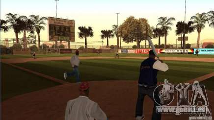 Terrain de Baseball animées pour GTA San Andreas