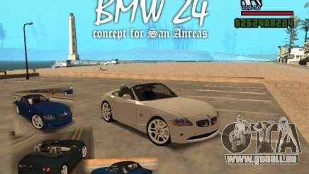 BMW Z4 blanc pour GTA San Andreas