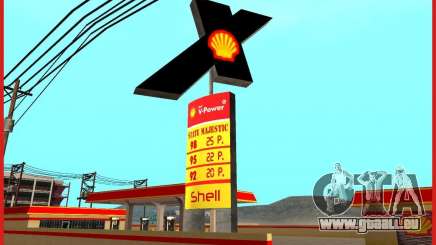 Neue Shell-Tankstelle für GTA San Andreas