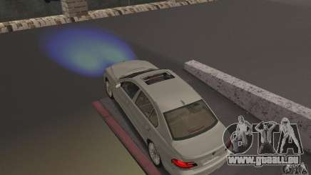 Blaue Scheinwerfer für GTA San Andreas