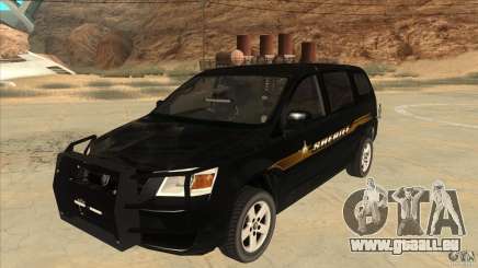 Dodge Caravan Sheriff 2008 pour GTA San Andreas