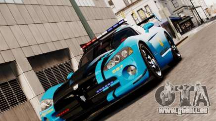 Dodge Viper SRT-10 ACR 2009 Police ELS für GTA 4
