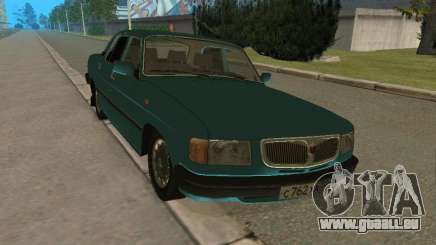 GAZ 3110 Volga turquoise pour GTA San Andreas