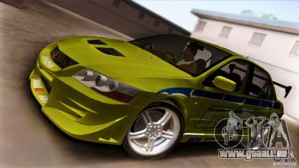 Mitsubishi Lancer Evo VII 2F2F für GTA San Andreas