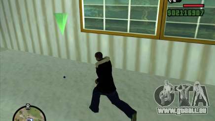 Lancer une boule de neige pour GTA San Andreas