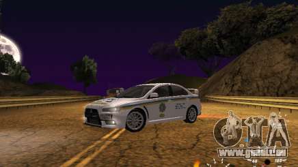 Mitsubishi Lancer Evolution X DPS pour GTA San Andreas