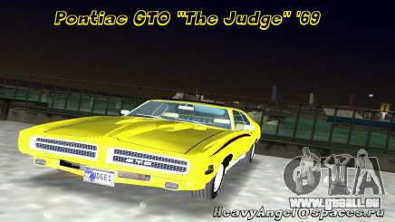 Pontiac GTO The Judge 1969 pour GTA Vice City