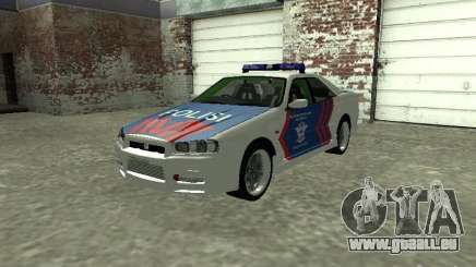 Nissan Skyline Indonesia Police für GTA San Andreas