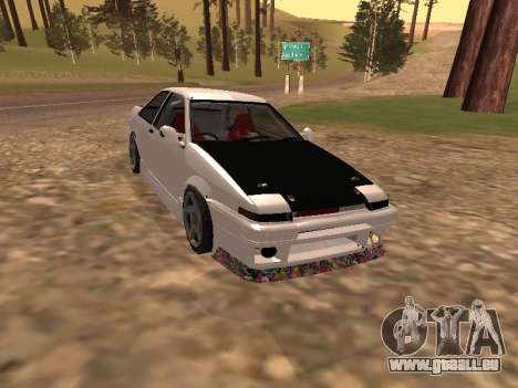 Toyota Corrola GTS JDM für GTA San Andreas