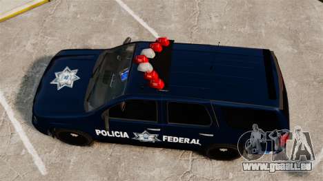 Chevrolet Tahoe 2007 De La Policia Federal [ELS] für GTA 4