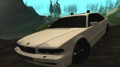 BMW 750iL E38 avec lumières clignotantes pour GTA San Andreas