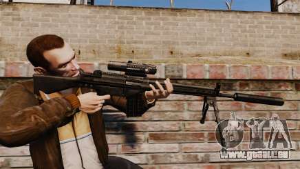 HK G3SG1 sniper rifle v1 pour GTA 4