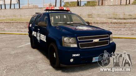 Chevrolet Tahoe 2007 De La Policia Federal [ELS] für GTA 4
