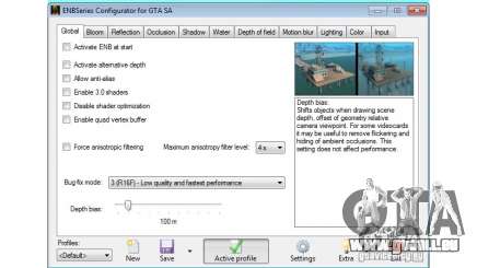 ENB Series Configurator (ENB CFG) pour GTA San Andreas