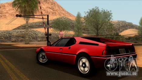 BMW M1 (E26) 1979 pour GTA San Andreas