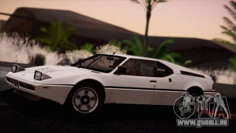 BMW M1 (E26) 1979 pour GTA San Andreas