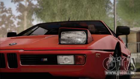 BMW M1 (E26) 1979 pour GTA San Andreas