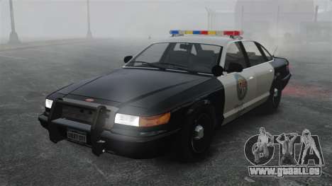 Une voiture de Police GTA V pour GTA 4