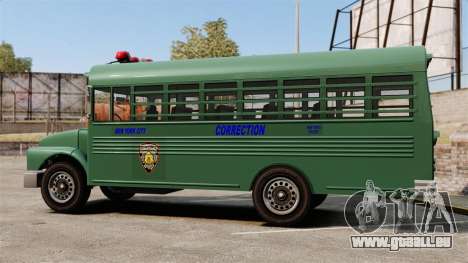 Le bus de la prison, New York City pour GTA 4
