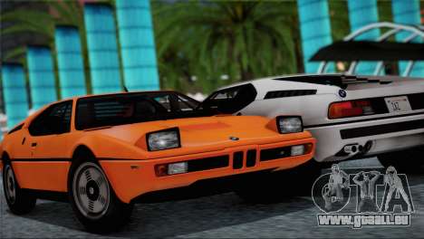 BMW M1 (E26) 1979 pour GTA San Andreas